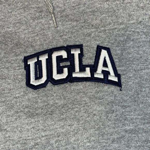 Vintage UCLA Hoodie Pullover Drawstring L Mens Womens Unisex 1999 USA Gray - Picture 6 of 12